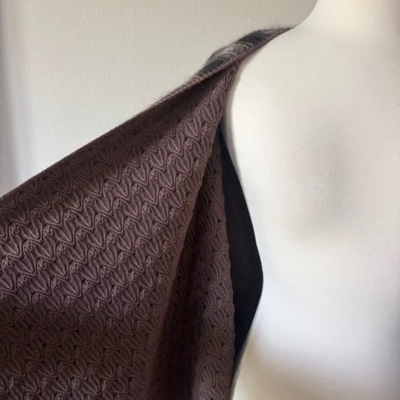 Missoni Reversible Wool Ruana Cape Shawl OS - Picture 5 of 6